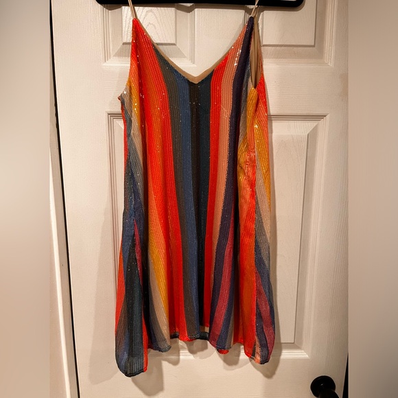 Rainbow sequin dress - Picture 3 of 8